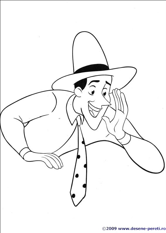 curious george desene colorat